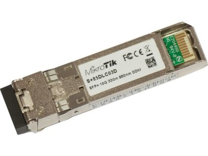 MikroTik SFP+ modul S+85DLC03D, MM, 300m, 10Gbit