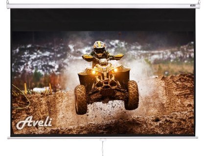 Nástěnné projekční plátno AVELI, 265x149cm (16:9) 120"
