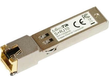 MikroTik S+RJ10 - RJ45 SFP+ metalický modul 10/100/1000M/2.5G/5G/10G