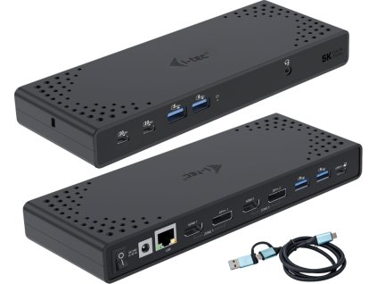 i-tec dokovací stanice Thunderbolt/ Dual display/ 4x USB 3.0/ 2x USB-C/ 2x DP/ 2x HDMI/ LAN/ Power Delivery 100W