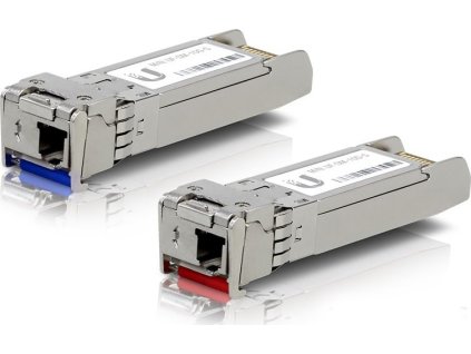 Ubiquiti Single-Mode optický modul SFP+, 10Gbit, BiDi - sada 2 kusů