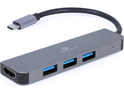Gembird USB-C 2v1 multiport hub + HDMI