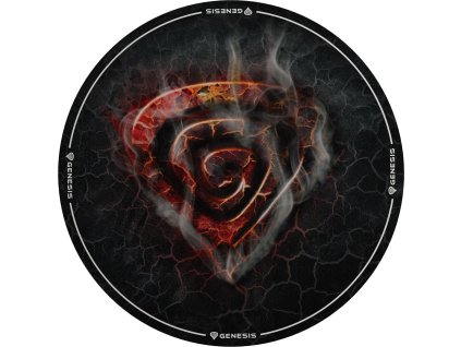Genesis ochranná rohož TELLUR 400 ROUND LAVA 100CM