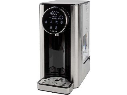 POŠKOZENÝ OBAL - NEDIS automat na horkou vodu/ objem 2,7 l/ display/ digitální/ černá (hliník)