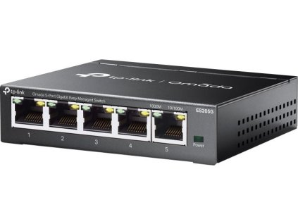 TP-Link ES205G, Omada 5-Port Gigabit Easy Managed Switch, 5x GLAN
