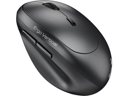 GENIUS Ergo 8350S Dark Grey/ vertikální/ 2400 dpi/ bezdrátová 2,4GHz+BT 5.3/ 6tlačítek/ Copilot/ tichá/ tmavě šedá