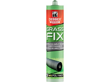 Lepidlo na umělé trávníky GRASS FIX 290 ml kartuše zelená