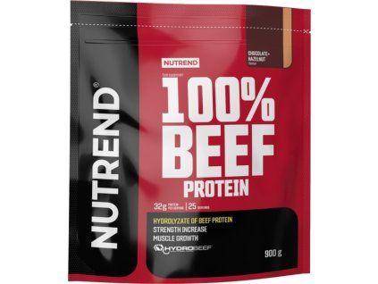 Nutrend 100 % Beef Protein (Varianta čokoláda-ořech, 900 g)