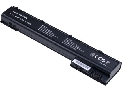 Baterie T6 Power HP ZBook 15 G1, 15 G2, ZBook 17 G1, 17 G2, 5200mAh, 75Wh, 8cell