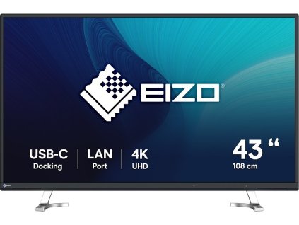 43" LED EIZO EV4340X-BK - 4K,IPS,KVM,USB-C