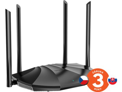 Tenda TX2 AX1500 WiFi6 Router, 1x GWAN, 3x GLAN, IPv6, 4x 6dBi anténa, WPA3, CZ App