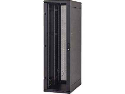 Stojanový rozvaděč 22U (š)600x(h)600 černý