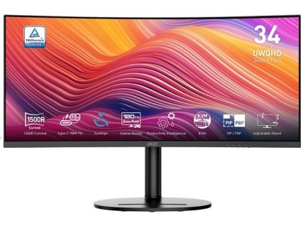 MSI Modern/MD342CQP/34"/VA/3440x1440/120Hz/1ms/Black/2R