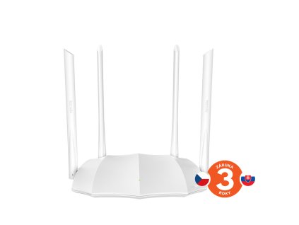 Tenda AC5 WiFi AC Router 1200Mb/, WISP, Universal Repeater, Tenda CZ aplikace, 4x 6dBi antény
