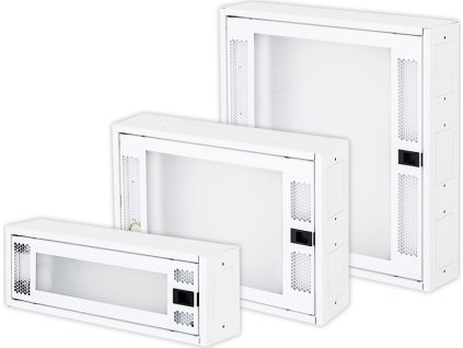 Triton Hybridní rozvaděč datový 333x500x110 mm RAL9003 hl. lesklá