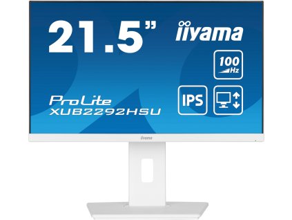 iiyama ProLite/XUB2292HSU-W6/21,5"/IPS/FHD/100Hz/0,4ms/White/3R