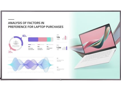 75" LG LED 75UH5J-M - UHD,500cd,IPS,24/7