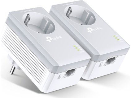 TP-Link TL-PA4010PKIT  Powerline adaptér (600 Mbps), průchozí zásuvka
