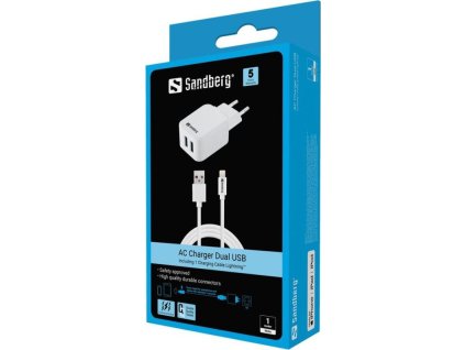 Sandberg AC Charger EU Lightning 2.4A