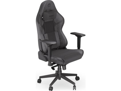 Endorfy herní židle Scrim BK / kombinace textil / kůže / černá