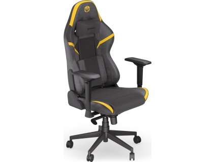 Endorfy herní židle Scrim YL / kombinace textil / kůže / černožlutá
