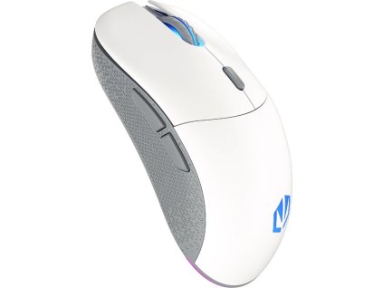 Endorfy GEM Plus/Herní/Optická/Pro praváky/26 000 DPI/Drátové/Bezdrátové/Bílá