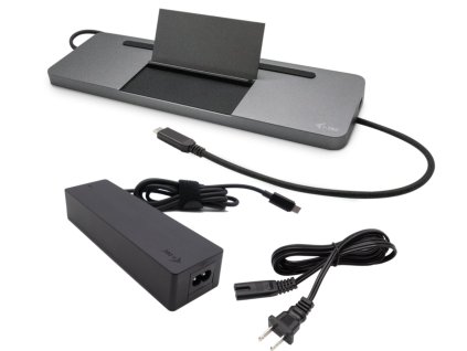 i-tec dokovací stanice USB-C Metal Ergonomic 4K 3x Display, Power Delivery 85W + univerzální nabíječka 100W (bundle)