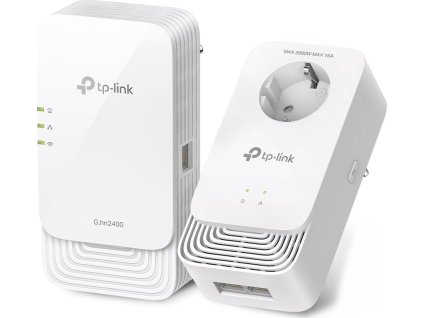 TP-Link PGW2440 KIT Powerline adaptér, G.hn2400, KIT 1× PGW2440 + 1× PG2400P, WiFi AX1800