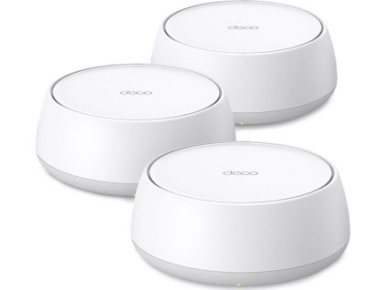 TP-Link Deco BE25 Mesh systém BE3600, WiFi 7, 688MBps na 2,4GHz, 2880Mbps na 5GHz, 2x 2,5GLAN, 3ks v balení