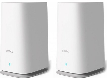 STRONG sada 2 ATRIA Wi-Fi Mesh Home Kit 2100/ Wi-Fi 802.11a/b/g/n/ac/ 2100 Mbit/s/ 2,4GHz a 5GHz/ 2x LAN/ bílý