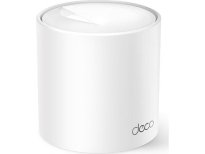 TP-Link Deco X10(1-pack) AX1500 Whole Home Mesh Wi-Fi 6 jednotka, 300 Mbps 2.4GHz + 1201 Mbps 5GHz, 2x GLAN