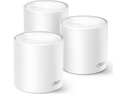 TP-Link Deco X10(3-pack) AX1500 Whole Home Mesh Wi-Fi 6 System, 300 Mbps 2.4GHz + 1201 Mbps 5GHz, 2x GLAN