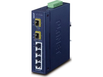 Planet IGS-620TF Průmyslový Switch 4x 10/100/1000Base-T, 2x 100/1G/2.5GBase-X SFP, -40~+75°C