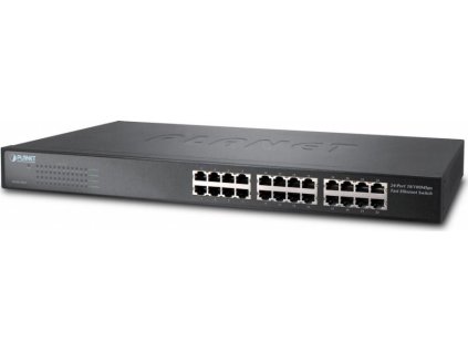 Planet FNSW-2401 Switch 24 x 10/100, kov, rack