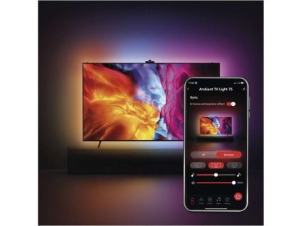 GoSmart Ambientní LED RGB osvětlení za TV 75“ (189 cm)