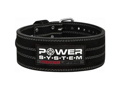 Power System Opasek Power System Powerlifting (Varianta M - černý)