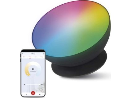 GoSmart LED ambientní lampa, černá, teplá bílá–studená bílá/ RGB, WiFi
