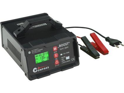 Nabíječka BOOST 10Amp microprocesor 12/24V PB/GEL/AGM/LiFePO4