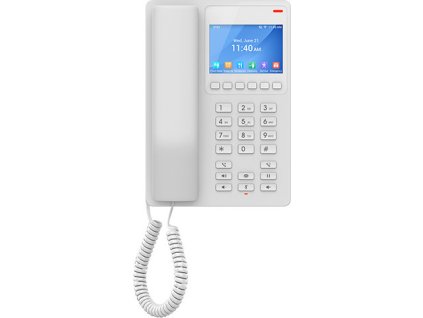 Grandstream GHP630 SIP hotelový telefon s displejem, bílý