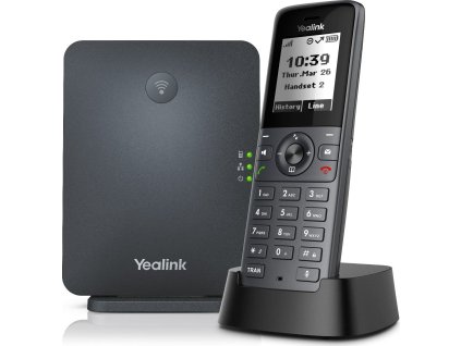 Yealink W71P DECT základová stanice a ručka, 1,8" černobílý disp., až 10 ruček