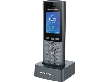 Grandstream DP735 SIP DECT odolná ručka, 20 SIP účtů, IP67, 65 hodin hovoru, 2,4" barevný LCD