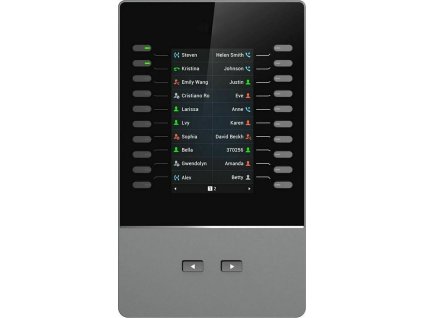 Grandstream GBX20 rozšiřují modul, 4,3" displej, 2 str. x 20 BLF tl.