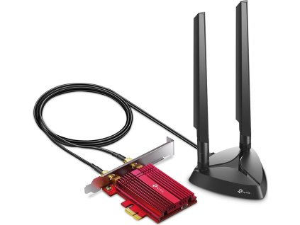TP-Link Archer TXE75E AXE 5400 Síťová karta, WiFi 6E, Bluetooth 5.2, 574Mbps 2,4GHz/ 2402Mbps 5GHz/ 2402 6GHz, PCI-e