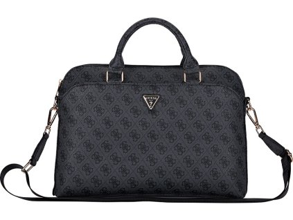 Guess PU 4G Triangle Logo Taška na Notebook 13/14/15" Black