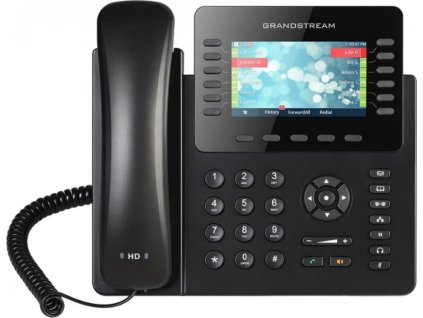 Grandstream GXP2170 VoIP telefon   6xSIP účet, HD audio, 5prog.tl.+48 předvoleb, bluetooth, EHS,barevný LCD,2x GLAN