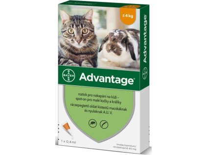 Advantage S.O. antip.kocka do 4kg 1x0,4ml