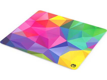 Endorfy podložka na stůl Crystal L Spectrum / 450×400×3 mm / voděodolná / duhová