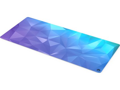 Endorfy podložka na stůl Crystal XL Blue / 900×400×3 mm / voděodolná / modrá