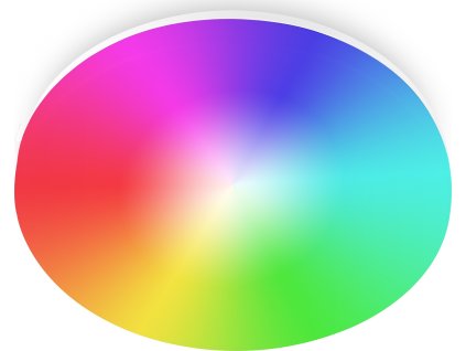iGET HOME LS2 - Wi-Fi LED světlo 24W RGB, CCT, 33cm, stmívatelné, samostatné, IP54