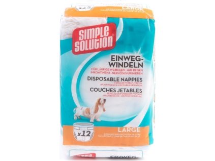 Simple Solution Plenkove kalhotky pro psy L 12ks